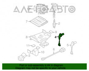 Senzorul de poziție a arborelui cu came VW Jetta 11-18 SUA 2.5 nou OEM original