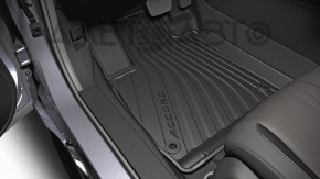 Covorul din spate dreapta al salonului pentru Honda Accord 18-22, material textil, negru.