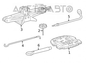 Домкрат Toyota Camry v70 18-