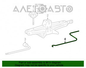 Manerul cricului Lexus IS250 IS350 11-13