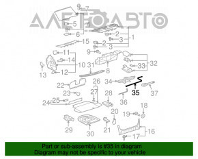 Ручка домкрата Lexus ES300h ES350 13-18