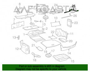 Manerul cricului Lexus LS460 LS600h 07-12