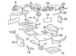 Manerul cricului Lexus LS460 LS600h 07-12