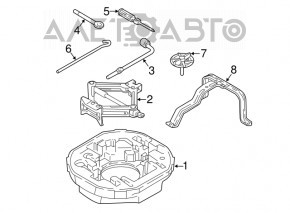 Cheie pentru baloane Kia Optima 16 - nou original OEM