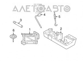 Ручка домкрата Hyundai Elantra AD 17-20 OEM