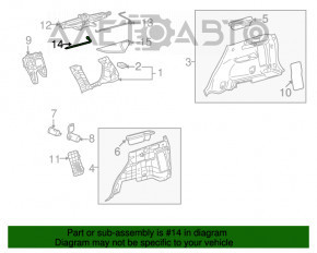 Cheie cheie cu balon Toyota Camry v50 12-14 SUA