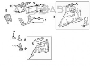 Ключ балонный гаечный Toyota Corolla e12 02-06