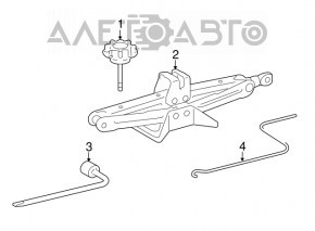 Cheie cu balon pentru Lexus RX350 RX450h 16-22