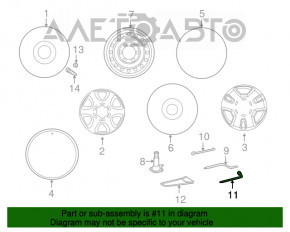 Cheie cheie balon Toyota Prius 30 10-15 luminos.