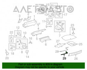 Cheie de balon șurub Lexus ES300h ES350 13-18