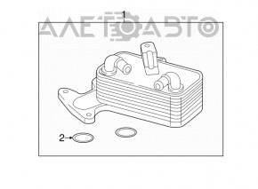 Radiator de ulei pentru cutia de viteze automata VW Passat b7 12-15 USA 1.8T