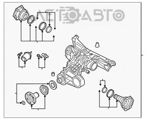 Задний дифференциал редуктор Audi Q5 80A 18-20 15к