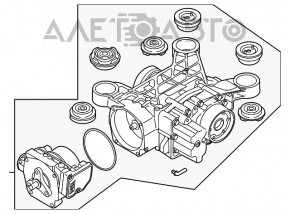 Задний дифференциал редуктор Audi A3 8V 15-20 4d, 5d