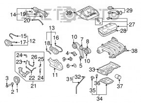 Накладка двигателя Mitsubishi Outlander 14-21 3.0