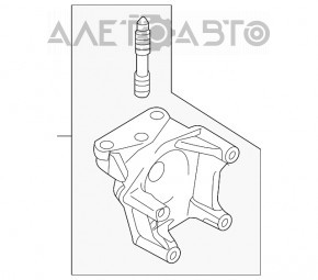 Кронштейн двигателя правый Mitsubishi Outlander 14-19 3.0