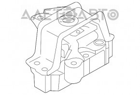 Pernele motorului drept Mitsubishi Outlander 14-19 3.0