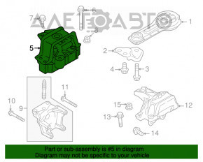 Подушка двигателя правая Mitsubishi Outlander 14-19 3.0