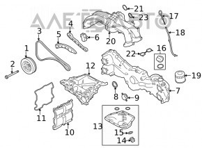 Supapa electromagnetică de control a distribuitorilor de fază pentru Subaru Outback 20- 2.5 FB25