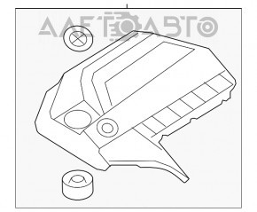 Накладка двигателя BMW 5 F10 13-15 3.0T