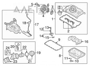 Carcasa filtru ulei Mini Cooper Clubman R55 07-14 1.6 turbo nou original OEM