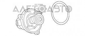 Corpul termostatului BMW X5 E70 4.8 N62B48