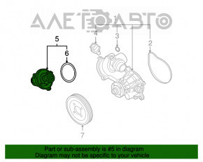 Corpul termostatului BMW X5 E70 4.8 N62B48