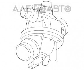 Carcasa termostat BMW X5 E70 07-13 3.0 nou original OEM