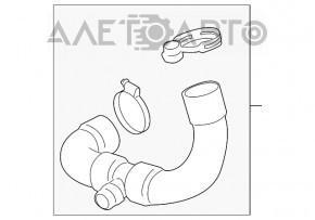 Патрубок водяной помпы нижний BMW F30 12-16 N20