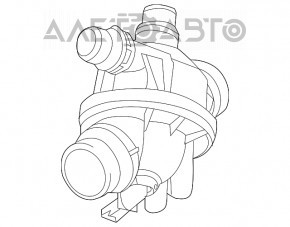 Carcasa termostat BMW 5 F10 10-17 noua originala OEM