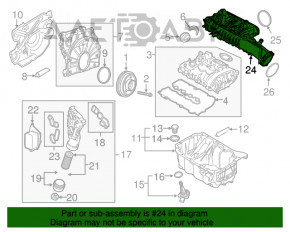 Colector de admisie Mini Cooper F56 3d 14- 1.5t