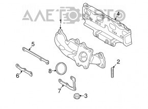 Colector de evacuare Mini Cooper Clubman R55 07-14 1.6 turbo