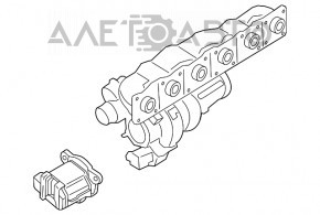 Турбина с коллектором BMW X5 E70 07-13 3.0 OEM