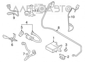 Sonda lambda pentru primul Mini Cooper Clubman R55 07-14 1.6 turbo