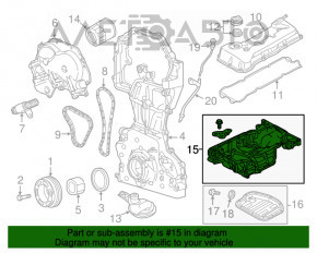 Полуподдон NISSAN ALTIMA 13-15 2.5