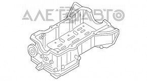 Полуподдон масляный VQ35 Nissan Pathfinder 13