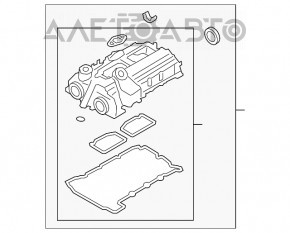 Крышка клапанная BMW X3 F25 11-17 2.0Т новый OEM оригинал