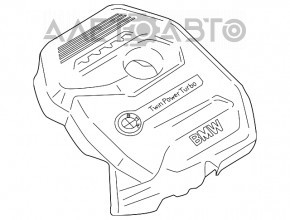 Capacul motorului BMW F30 17-18 2.0T B46