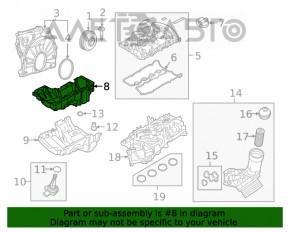 Palet ulei BMW 5 G30 18- 530e AWD hibrid