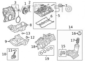 Palet ulei BMW 5 G30 18- 530e AWD hibrid