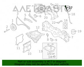 Sonda de ulei Subaru Outback 20- 2.5 FB25 nou OEM original