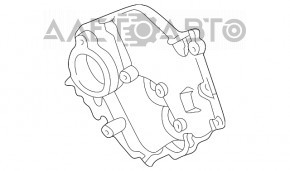 Крышка двигателя грм передняя верхняя правая BMW X5 E70 4.8 N62B48