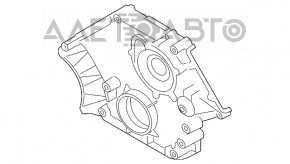 Крышка двигателя грм передняя нижняя BMW X5 E70 4.8 N62B48