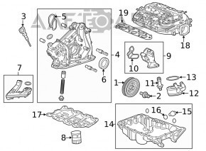 Поддон масляный Honda Accord 13-17 3.5