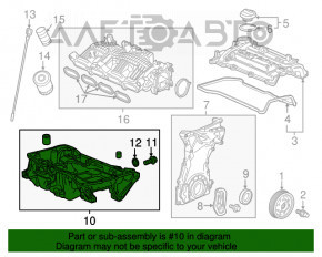 Palet ulei Honda CRV 17-2222 1.5T L15BE