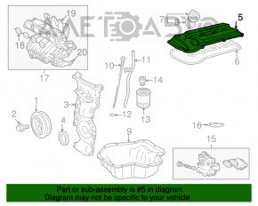 Крышка клапанная 2.4 2AZ-FE Toyota Camry v40