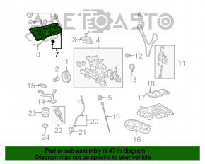 Capac supapă Toyota Sienna 11-20 2GRFE 3.5 spate