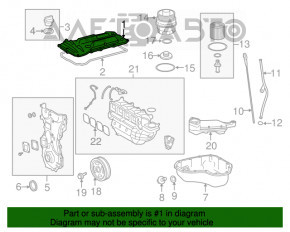 Capac supapă Toyota Camry v55 2.5 15-17 SUA 2AR-FE