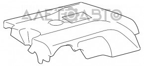 Capacul motorului Toyota Highlander 11-13 hibrid