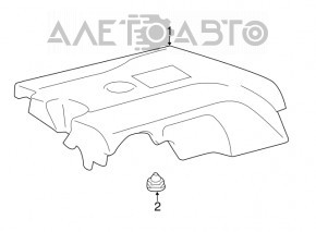 Capacul motorului Toyota Highlander 11-13 hibrid