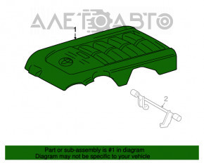 Capacul motorului Toyota Sequoia Tundra 08-16 5.7